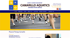 Desktop Screenshot of camarilloaquatics.com
